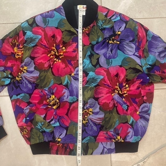 EUC Vintage Alia Floral Tropical Coat - Picture 6 of 15